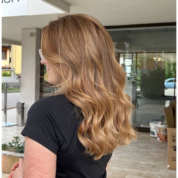 Women's KOVI Dark Strawberry Blonde 100% Human Hair Weft Extensions - 14" - Picture 7 of 7